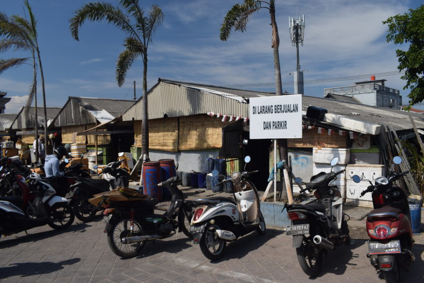 The exterior of Jimbaran Fish Market (also known as Kedonganan Fish Market) itself